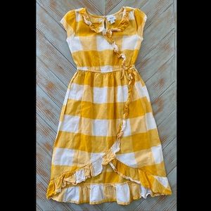 Girls old navy plaid dress